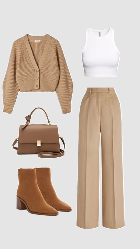 Nude Color Outfits, Beige Blazer Outfits Women, Neutral Wardrobe Outfits, Beige Aesthetic Outfit, Cute Professional Outfits, Meeting Outfit, Neutral Capsule Wardrobe, Color Outfits, Modesty Outfits