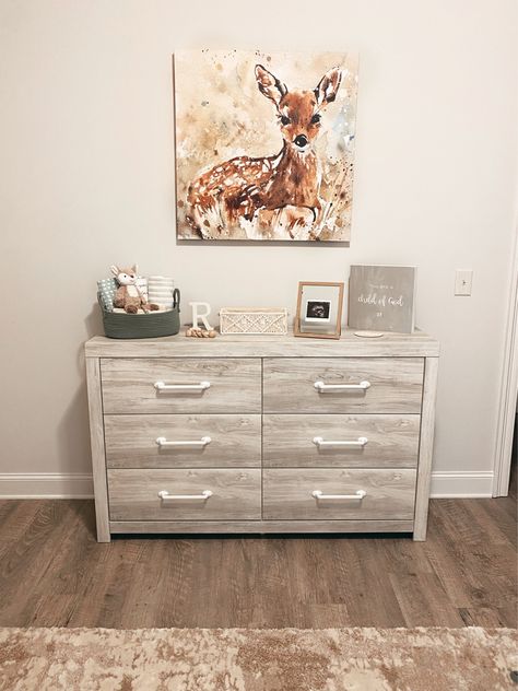 Boho Deer Nursery, Fawn Themed Nursery, Deer Nursery For Girl, Bambi Nursery Ideas, Bambi Nursery Theme, Fawn Nursery Decor, Deer Themed Nursery, Deer Nursery Girl