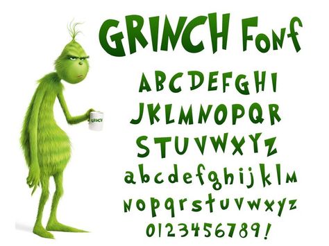 Grinch Letters, Christmas Shirt Diy, Grinch Font, Christmas Fonts Alphabet, Christmas Fonts Free, Rapunzel Birthday Party, Otf Font, Christmas Letters, Christmas Cricut