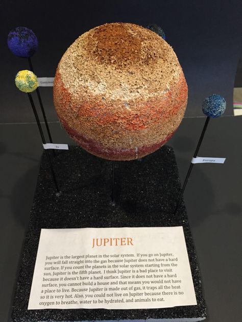 Jupiter Diy Jupiter Planet Project, Jupiter Project For School, Jupiter Planet Project For Kids, Planet Model Project, Jupiter Project, Jupiter Facts, Name Art Projects, Solar System Projects For Kids, Planet Model