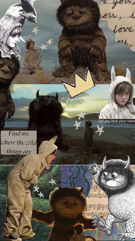 Where the wild things are👑 #movie #nostalgic #music #moodboard #collage #book #forest #childhood #aesthetic #vintage #art #cartoon #love #comingofage Where The Wild Things Are Book, Carol Where The Wild Things Are, Where The Wild Things Are Movie Aesthetic, Where The Wild Things Are Background, Where The Wild Things Are Fanart, Where The Wild Things Are Wallpaper, Where The Wild Things Are Aesthetic, Where The Wild Things Are Movie, Into The Wild Aesthetic