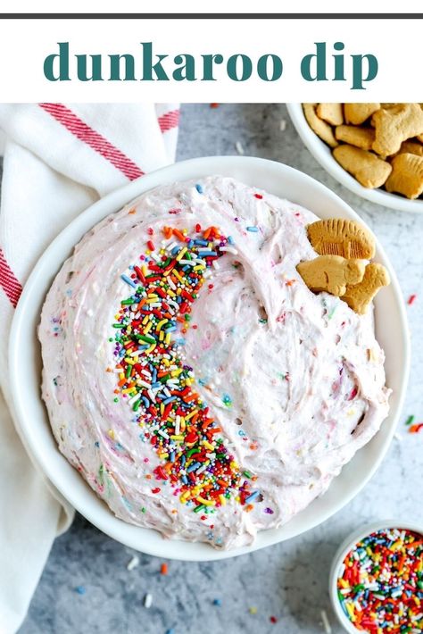 This Dunkaroo Dip recipe is a fun copycat dessert that your whole family will love! This homemade dip only takes four ingredients and a few minutes to make. Chocolate Dunkaroo Dip, Gluten Free Dunkaroo Dip, Dunkaroos Dip Recipe, Dunkaroos Dip, Dunkaroo Dip Recipe, Vegan Dunkaroos Dip, Homemade Cake Batter, Dunkaroo Dip, Funfetti Cake Mix Cookies