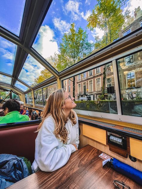 Enjoying the view during our Amsterdam canals cruise Amsterdam Canal Cruise, Amsterdam Pictures Ideas, Amsterdam Pictures, Amsterdam Aesthetic, Europe Pics, European Bucket List, Amsterdam Photos, Europe Bucket List, Boat Pics