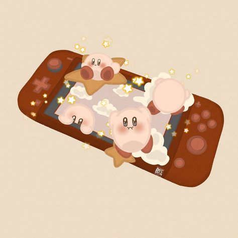 Cozy Drawing, Kirby Pokemon, Pokemon Cute, Phone Ideas, Ghibli Movies, Iphone Screen, Cute Art Styles, Vintage Comics, Art Styles