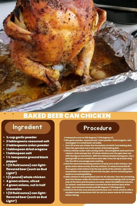 Oven Roasted Beer Can Chicken – Insta Cooked Roasted Whole Chicken Oven Beer Can, Beer Can Chicken In The Oven Recipe, Baked Beer Can Chicken, Beer But Chicken In Oven, Beer Can Chicken In The Oven, Roasting A Whole Chicken In The Oven, Beer Chicken Oven, Beer Can Turkey, Chicken In Oven