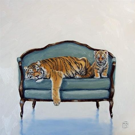 Kimberly Applegate, Painting Tiger, Modern Indian Art, Daily Painters, Scene Art, Art Daily, Impasto Painting, Daily Painting, Daily Paintworks