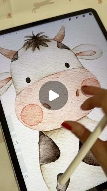 183 likes, 4 comments - vanya_illustrations am October 6, 2024: "🐮…𝑅𝑒𝑎𝑙𝑖𝑠𝑡𝑖𝑐 𝑤𝑎𝑡𝑒𝑟𝑐𝑜𝑙𝑜𝑟 𝑎𝑟𝑡 𝑖𝑛 𝑃𝑟𝑜𝑐𝑟𝑒𝑎𝑡𝑒…𝐼 𝑢𝑠𝑒𝑑 𝑡ℎ𝑒 𝑡𝑒𝑥𝑡𝑢𝑟𝑒𝑑 𝑤𝑎𝑡𝑒𝑟𝑐𝑜𝑙𝑜𝑟 𝑏𝑟𝑢𝑠ℎ, 𝑡ℎ𝑒 𝑤𝑎𝑡𝑒𝑟𝑦 𝑏𝑙𝑒𝑒𝑑 𝑏𝑟𝑢𝑠ℎ + 𝑠𝑒𝑙𝑒𝑐𝑡𝑒𝑑 𝑡𝑜𝑜𝑙, 𝑎𝑛𝑑 𝑡ℎ𝑒 𝑏𝑙𝑒𝑛𝑑𝑒𝑟.
.
.
.
#watercolorart #digitalwatercolor #digitalart #ipadart #procreatewatercolor #procreatebrushes #creepy #halloweenvibes #procreatedrawing #procreateillustration #watercolordrawing #... Procreate Watercolor Tutorial, What To Draw On Procreate, Cute Procreate Drawings, Watercolor Procreate, Procreate Watercolor, Realistic Watercolor, Textured Watercolor, Watercolor Tutorial, Create Drawing