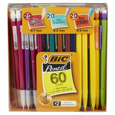 Dr Items, Stationary For School, Bic Mechanical Pencils, Bic Pencils, Back To School List, School Backpack Essentials, Stationery Obsession, College Supplies, School Bag Essentials