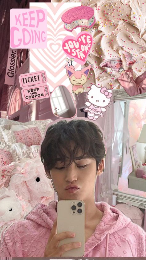 for him 💗 Mingyu Wallpaper, Seventeen Wallpapers, Mingyu Seventeen, Pink Girly Things, Pink Wallpaper, Pink Aesthetic, Bts Wallpaper, Your Aesthetic, Connect With People