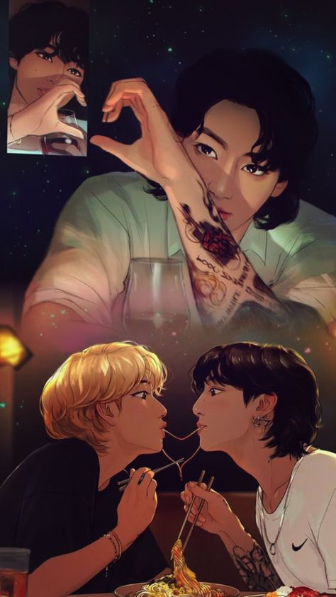 Taekook fanart 🫠 Taekook Hot Pics Together Fanart, Taekook Pink Wallpaper, Taekook Fanart Wallpaper, Namkook Fanart Bottom Jungkook, Taekook Fanarts 21+ Hard Top Kook, Kookv Fanart 19+, Taekook 18plus Fanart, Taekook Fanart Kiss, Taekook Wallpaper Aesthetic