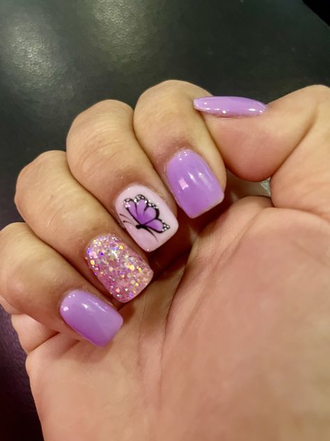 Short Gel Nail Designs Butterfly, Cute Kids Summer Nails, Kids Nail Designs Simple Cute, Nail Designs For Little Kids, Kids Back To School Nails, Spring Nails For Kids, Simple Kids Nail Designs, Kids Nail Polish Ideas, Nail Ideas For Little Kids