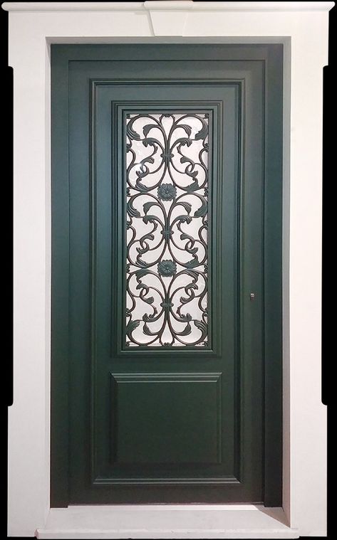 Main Entrance Jali Door Design, Safety Door Design Entrance Grill, Flat Main Door Design Entrance, Safety Door Design Entrance For Flat, Goa Interiors, Safety Door Design Entrance, Indian Main Door Designs, Safety Doors, Flush Door Design