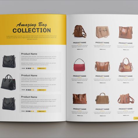 Product catalogue design or Catalog layout design Magazine Template Fashion Catalogue Design Layout, Product Catalogue Design Layout, Catalog Layout Design, Layout Design Magazine, Product Catalogue Design, Catalog Layout, Catalog Design Layout, Product Catalog Template, Catalogue Layout