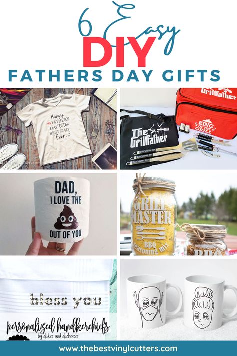 If you are in need of a Cricut idea for men then these 6 Easy DIY Father's Day gift ideas for dad are going to be a great hit. Use your Cricut Explore Air 2, Cricut Maker, or Cricut Joy! These are great Cricut projects for that awesome dad! Hop on over to see all six ideas from our favorite craft bloggers. You can even grab some FREE SVG files. #CricutProjectforMen #CricutGiftIdea #CricutFathersDayGift Cricut Projects For Men, Fathers Day Gifts Ideas Cricut, Cricut Fathers Day Gifts, Fathers Day Gifts Ideas, Personalized Handkerchiefs, How To Use Cricut, Diy Gifts For Dad, Diy Projects To Sell, Diy Father's Day Gifts