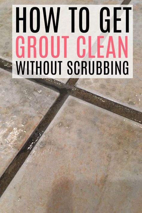 Stained Grout, Grout Cleaning Diy, Cleaning Floor Grout, Diy Grout Cleaner, How To Clean Grout, Diy Grout, Clean Grout, Clean Tile Grout, Easy Cleaning Hacks