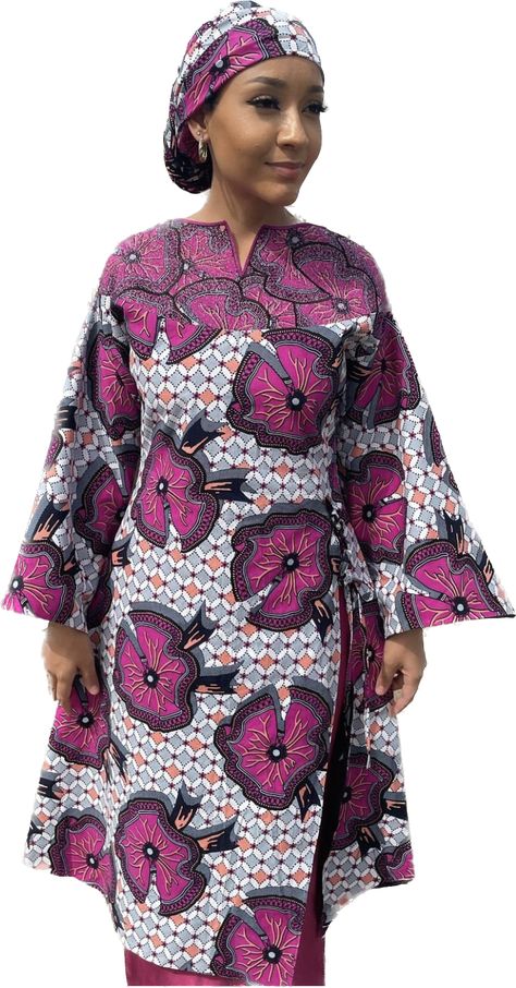 Hausa Women Styles, Half Bubu And Skirt, Muslim Ankara Style, Arewa Hausa Ankara Gown Styles, Hausa Ankara Styles For Ladies, Hausa Styles For Women, Arewa Hausa Styles, Hausa Ankara Gown Styles, Boubou Styles For Women