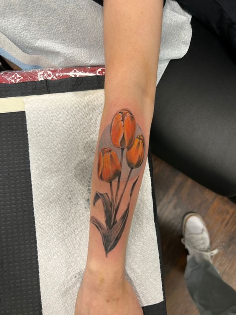 Got this for my mom who passed suddenly. Memorial Tattoo, For My Mom, My Mom, Tulips, Tattoo Ideas, Tattoos