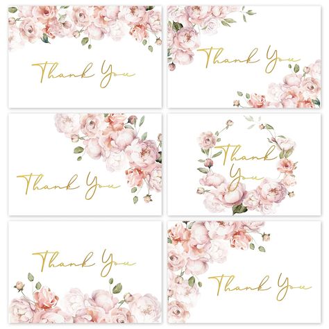 Thank you card template