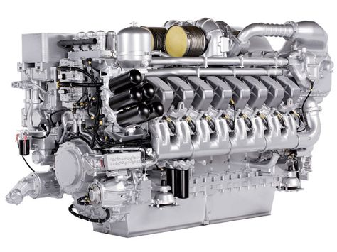 Marine diesel engine MTU 4000 series, good things come from Friedrichshafen. Marine Diesel Engine, Mobile Mechanic, Marine Engineering, Truck Repair, Check Engine Light, Gas Generator, Trucking Companies, Competitive Analysis, Boat Engine