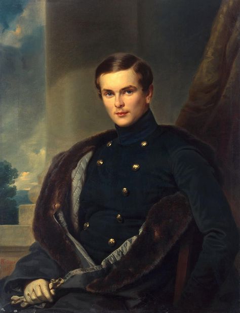 https://flic.kr/p/AuLeES | kruger, franz - Portrait of Fersen | Franz Krüger  1797-1857  Duitsland Old Portraits, Portraiture Painting, Hermitage Museum, The Painter, Oil Painting Portrait, Cloud Painting, Portraits From Photos, Male Portrait, Custom Portraits