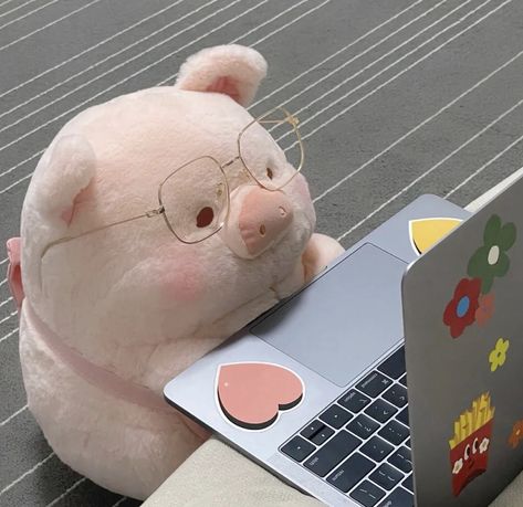 Stuffed Animals Cute, Pigs Cute, Stuffed Pig, Pig Plushie, Pig Doll, Cute Squishies, Cute Piggies, Animals Cute, Cute Doodle Art