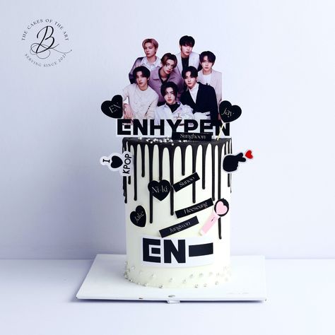 "Experience the magic of Enhypen Theme Cake - a Korean pop celebration masterpiece in Dhaka. Crafted with love and precision for a memorable kids' experience. Order now!" DMs/Call 01322-555996 #cakeindhaka #cakedesign #cakelover #cakedecorating #cakesofinstagram #kpop Kdrama Themed Cake, Enhypen Birthday Cake, Bts Cakes, Enhypen Theme, Cheesecake Wedding Cake, Anniversary Cake Designs, Bts Cake, Cake Kids, Teddy Bear Cakes