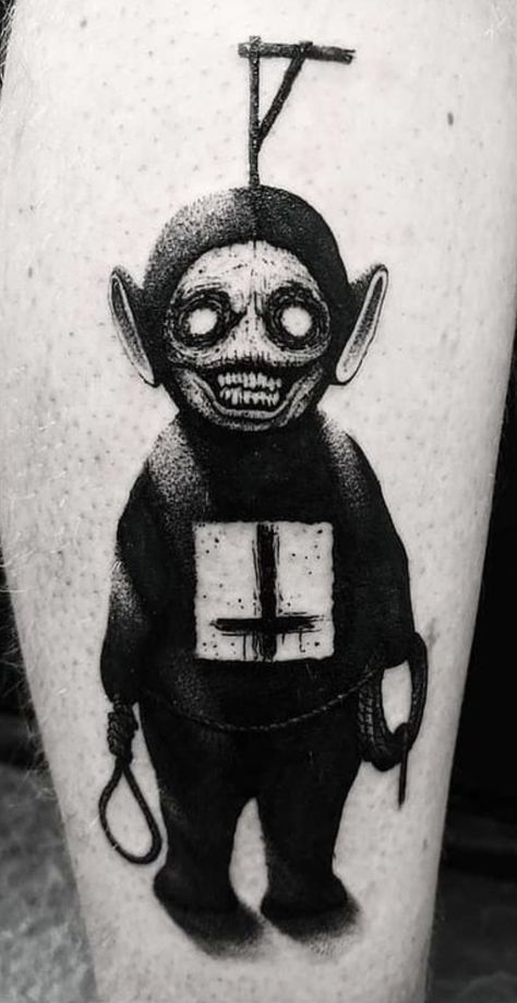 Scary Tattoo Designs, Dark Tattoos For Men, Trippy Tattoo Ideas, Chest Tattoo Drawings, Trippy Tattoo, Satanic Tattoos, Shadow Tattoo, Clown Tattoo, Movie Tattoos