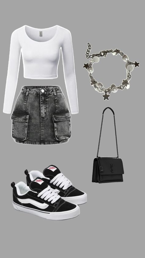 A saia tem na enjoei Korean Casual Outfits, Looks Party, Trendy Outfits For Teens, Outfit Combinations, Cute Everyday Outfits, Feminine Outfit, Lookbook Outfits, Teen Fashion Outfits, Dream Clothes