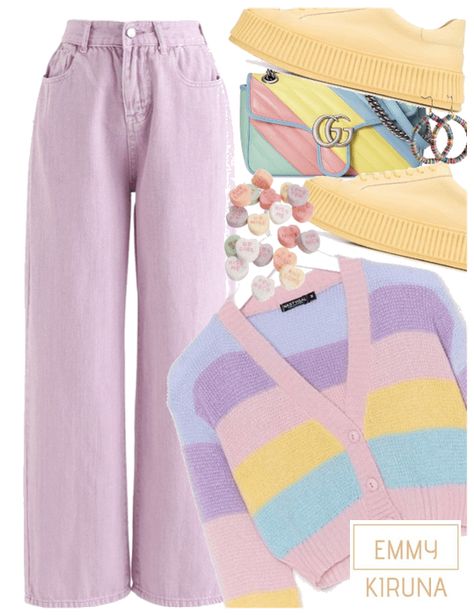 Sweet like Candy~ Outfit | ShopLook Candy Theme Outfit, Sweet Like Candy Outfit, Candy Themed Outfit, Candy Inspired Outfits, Pastel Outfit Ideas, Candy Outfit, Inspired Costumes, Candy Clothes, Sweet Like Candy