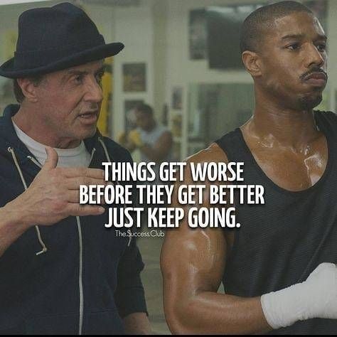 Rocky Quotes Motivation, The Rock Motivation, Rocky Quotes, Rocky Balboa Quotes, The Success Club, Trening Sztuk Walki, Boxing Quotes, Warrior Quotes, Sports Quotes