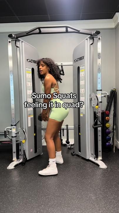 Fefa Lazu on TikTok Sumo Squat Form, Squat Form, Summer Body Workout Plan, Workout Gym Routine, Weighted Squats, Summer Body Workouts, Squat Challenge, Sumo Squats, Gym Routine