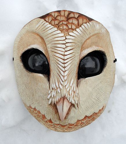 owl mask final3 | Flickr - Photo Sharing! Owl Mask, Owl Costume, Mascaras Halloween, Mask Costume, Style Steampunk, Cool Masks, Easy Makeup, Eye Painting, Masks Art