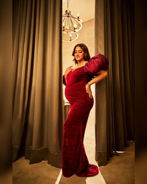 ♥️🧿 Slaying her pregnancy with style and grace! @iampratibhasingh PC: @rachitvoraphotography Stylist: @styledbysujata Style Team : @ashwinishajigeorge13 , @stylebyrounak_ , @_jyoti_808 Outfit: custom gown by @vivababe_rent Make up & hair: @sunilsingh.2 @niralisonisoni Shot at: @rv.studio #shoot #maternity #photography #photoshoot #photo #fashion #maternityphotography Maternity Dresses Velvet, Long Velvet Maternity Dress, Maternity Photography Velvet Dress, Green Velvet Maternity Dress, Sequin Pregnancy Dress, Custom Gown, Style And Grace, Pregnancy Shoot, Maternity Photography