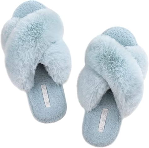 Fluffy House Shoes, Faux Fur Bridesmaids, Slide Bedroom, Bridesmaid Slippers, Stocking Stuffers For Adults, Bride Slippers, Faux Fur Slides, Bedroom Slippers, Open Toe Slippers