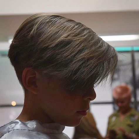 Long Fringe Hairstyles Men, Lesbian Hair, Butch Lesbian, Kids Haircut, Boy Haircuts Short, Boy Haircuts Long, Boys Hair, Men Hairstyle, Tapered Haircut