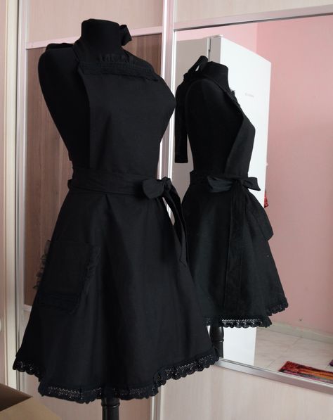 Black Apron with Tulle, Wednesday Apron, Shiny White Apron Plus Size, Fancy Apron with Side Pocket, Retro Apron for Women, Wed Style Outfit Apron Outfit Style, Kitchen Apron Aesthetic, Black Apron Dress, Cute Apron Aesthetic, Chef Outfit Women Style, Apron Aesthetic, Plus Size Fancy, Aesthetic Apron, Gothic Apron