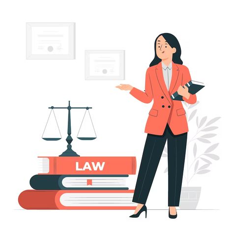 Free Vector | Vector gratuito ilustración del concepto de abogada Legal Career, Writing Support, Staffing Agency, Trademark Registration, New Inventions, Legal Services, Career Opportunities, Beauty Business, Law Firm