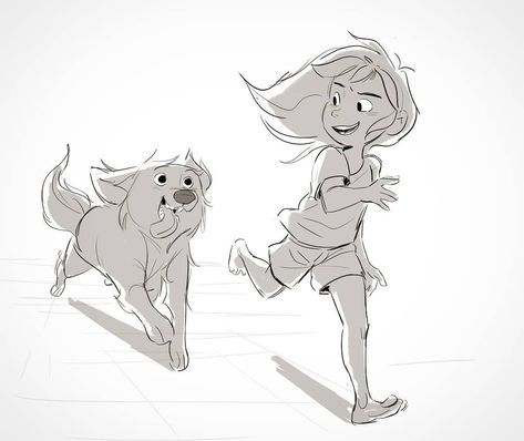 Running Drawing, Running Illustration, Running Cartoon, Baby Smile, Dog Poses, Animated Drawings, Dog Illustration, Girl Running, Facebook Live