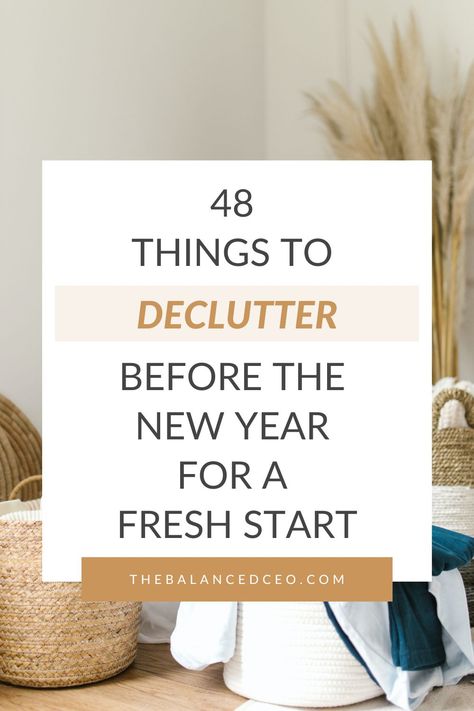 How To Get Organized For The New Year, New Year Declutter Challenge, New Year House Cleaning, How To Organise Your Home, New Years Cleaning, New Year Declutter, New Year Organization, New Year Cleaning, Before New Year