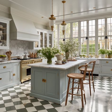 French Style Kitchen, Victorian Kitchen, Classic Kitchen, French Country Kitchen, Kitchen Inspiration Design, Modern Farmhouse Kitchens, Traditional Kitchen, White Cabinets, Beautiful Kitchens