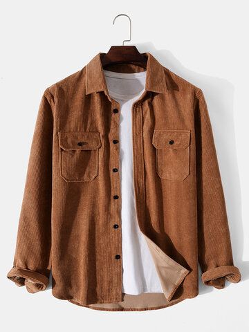 I found this amazing Mens Corduroy Solid Button Up Casual Shirts With Flap Pocket with US$24.99,and 14 days return or refund guarantee protect to us. --Newchic Mens Quarter Zip, Waffle Shirt, Plaid Shirt Men, Mens Flannel Shirt, Mens Flannel, Long Sleeve Plaid Shirt, Mens Plaid, Long Sleeve Plaid, Solid Color Shirt