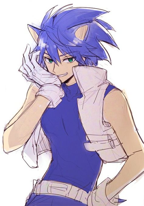 Sonic...wow... Shadow Human Version, Silver Character Design, Evil Goku, Human Shadow, Blaze The Cat, Sonic Fanart, Shadow Sonic, Sonic Unleashed, Blog Art