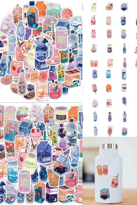 Get your Tuqiso 50 PCS VSCO Ins Drink Cartoon Stickers Summer Laptops Vinyl Aesthetic Waterproof Hydro Flasks Water Bottle Laptops Bicycle Skateboard Luggage Decal Graffiti Patches Kids Girl Stickers now on Amazon! And we hope you can enjoy the benefits today! As an Amazon Associate I earn from qualifying purchases. #tuqiso #50 #pcs #vsco #ins #drink #cartoon #stickers #summer #laptops Drink Cartoon, Hydro Flask Water Bottle, Vinyl Aesthetic, Sticker Patches, Cartoon Stickers, Patch Kids, Girl Stickers, Skateboard, Graffiti