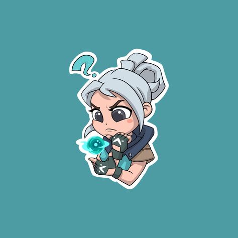 Cute Jett Valorant, Valorant Chibi, Jett Valorant Official Art, Neon Chibi Valorant, Valorant Stickers, Valorant Sprays Stickers, Game Gta V, Valorant Spray, Chibi Stickers