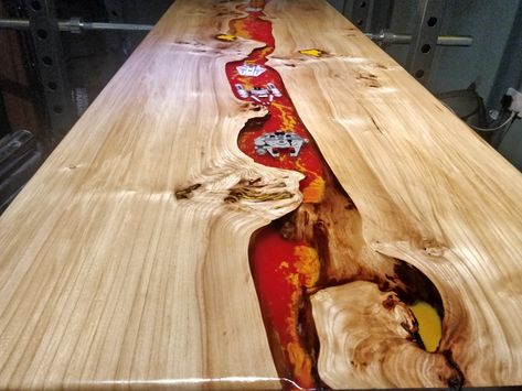 Desk for my 5 yrs old ,elk wood ,resin,Lego #resin #lego #starwars #rivertable #epoxy Starwars Resin Table, Lego Resin Table, Lego Resin, Wood Resin Table, Epoxy Wood Table, Lego Starwars, Star Wars Diy, Epoxy Table, River Table