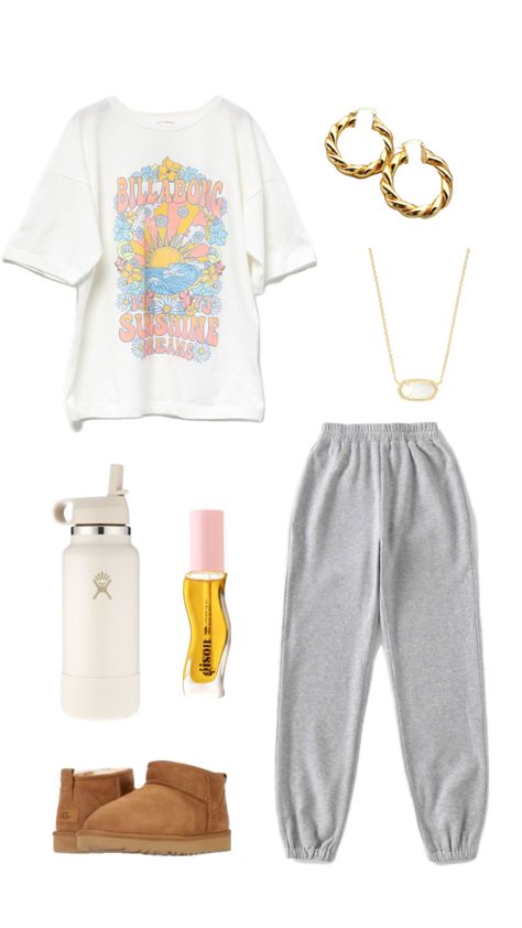 Comfy Outfit For School, Vsco Outfits, Cute Outfits With Shorts, Simple Outfits For School, Outfits For School, Casual Preppy Outfits, Trendy Outfits For Teens, Cute Comfy Outfits, Simple Trendy Outfits