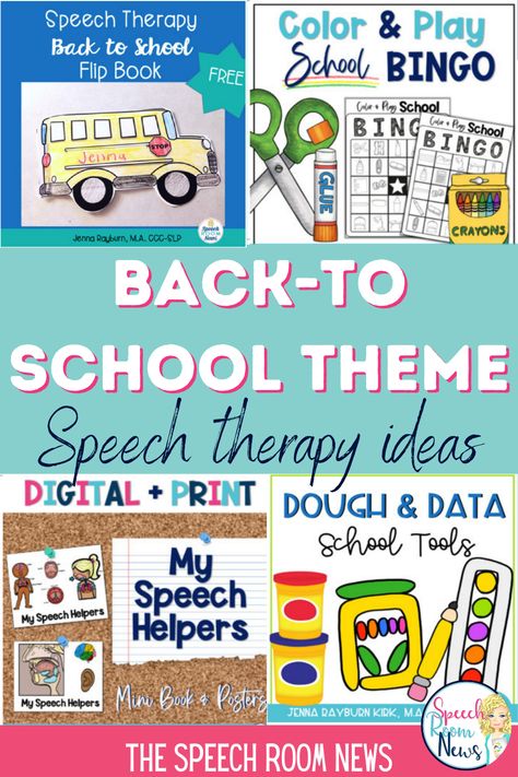 Speech Therapy First Day Activity, School Speech Therapy Activities, First Speech Therapy Session Activities, Get To Know You Speech Therapy Games, Speech Therapy Get To Know You Activity, First Day Speech Therapy Activities, All About Me Speech Therapy Activities, Back To School Language Activities, Speech Therapy Themes By Month