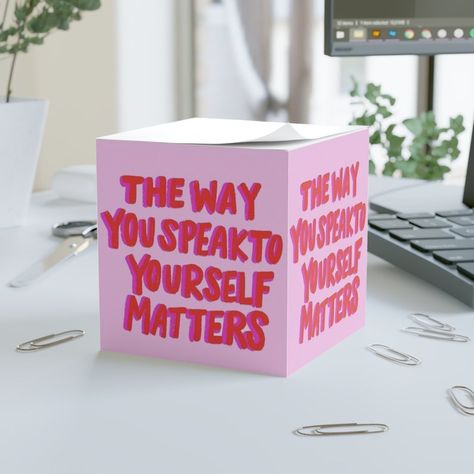 Self Love Gifts, Custom Sticky Notes, Self Love Club, Merch Ideas, Love Club, You Matter, Pop Up Shop, Sticky Notes, Love Gifts