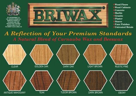 Briwax: Teak for wax staining bookshelves to match floors Briwax Colors, Old Masters Gel Stain, Wood Fillers, Birth Colors, Painting Wood Furniture, Furniture Wax, Wood Wax, Concrete Wood, Gel Stain