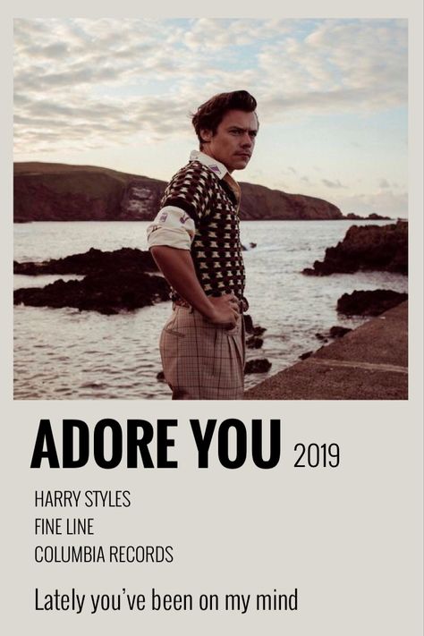 Harry Styles Adore You Poster, Harry Styles Adore You Aesthetic, Adore You Aesthetic Harry Styles, Harry Polaroid Wallpaper, Adore You Aesthetic, Harry Styles Polaroid Poster, Harry Styles Music Poster, Wallpapers Music, Harry Styles Adore You